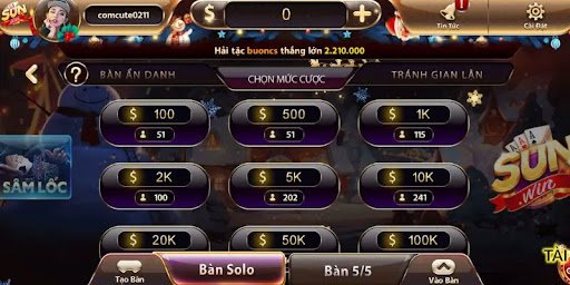 Luật chơi Sâm Lốc tại cổng game Sunwinvn 